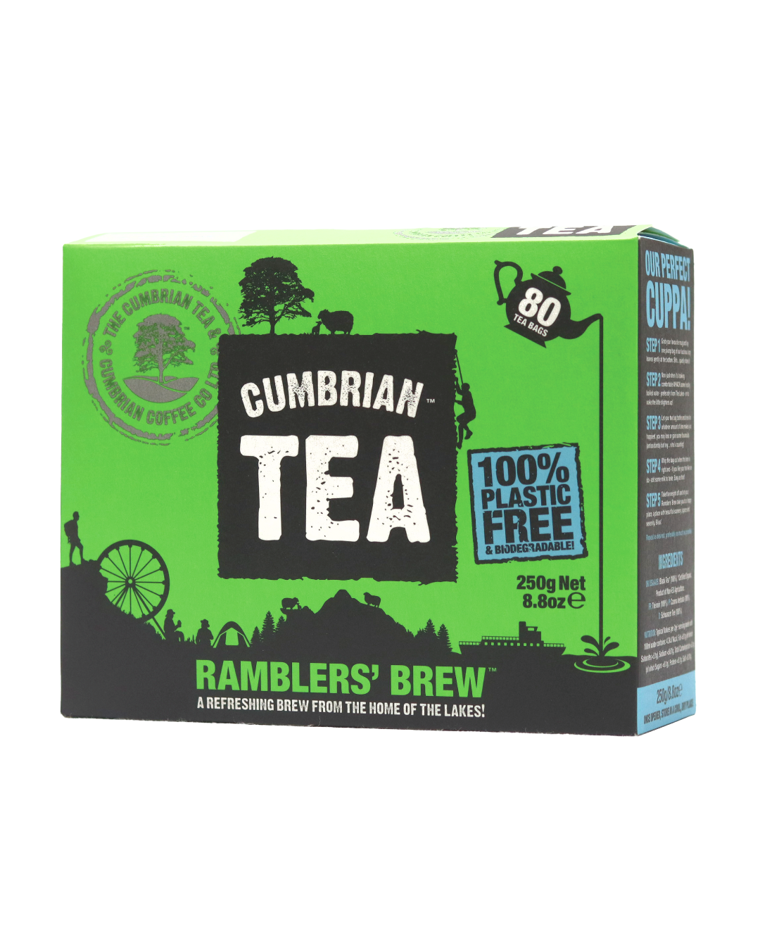 Cumbrian Tea - Ramblers Brew - 80 Teabags